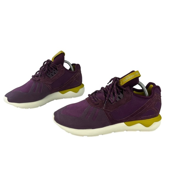 Adidas Tubular Purple Suede Athletic Shoes Mens Size‎ 8 - Picture 3 of 12
